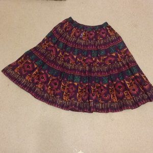 Access Multi Color Midi Skirt